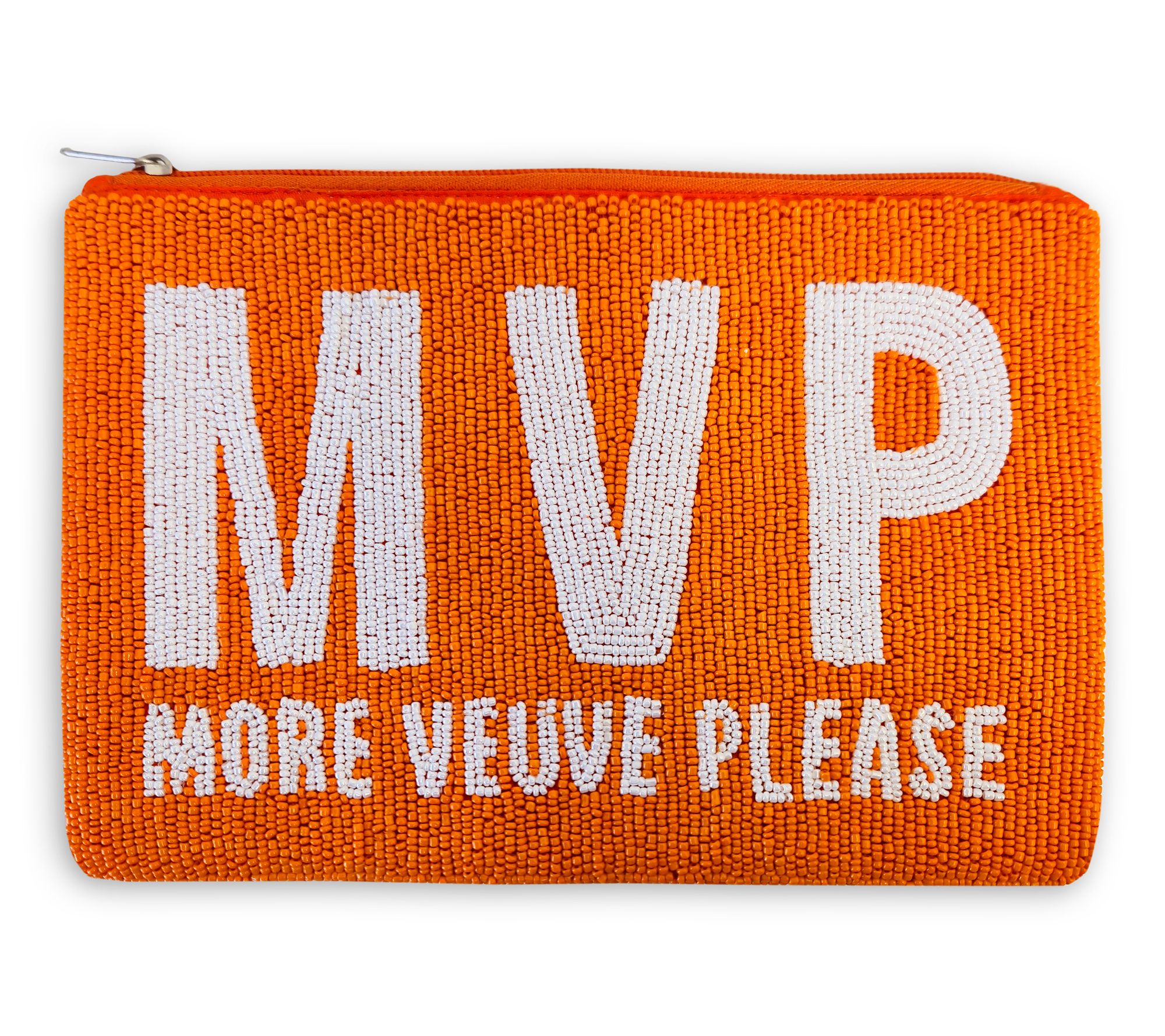 By The Edit Beaded Zip Pouch
