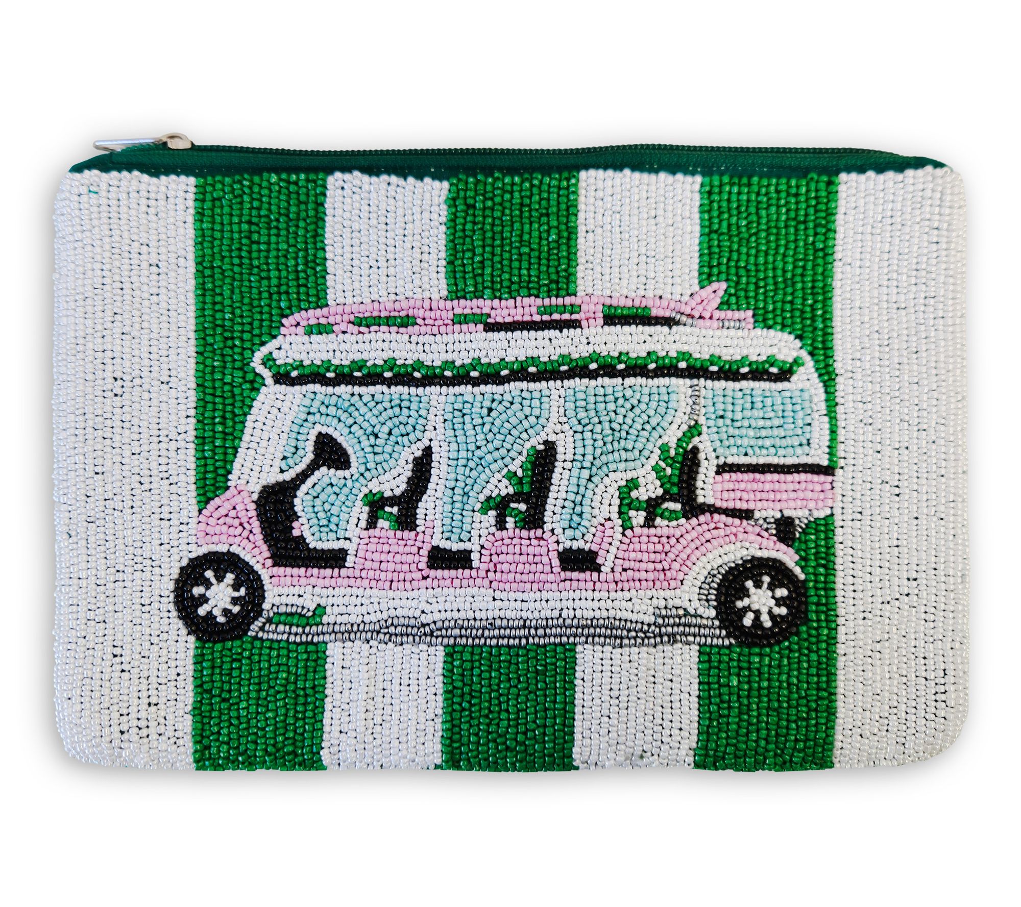 By The Edit Beaded Zip Pouch