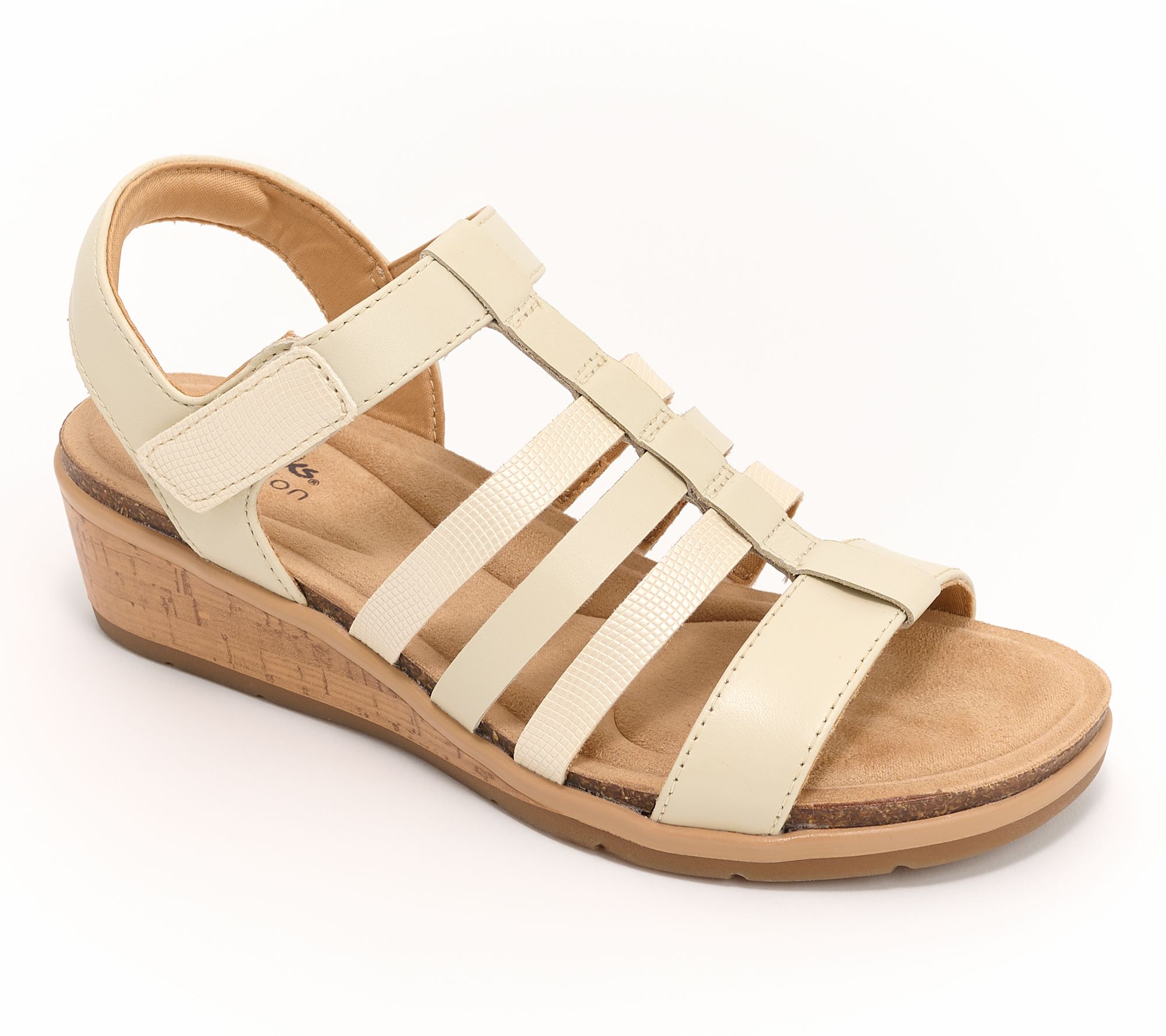 Clarks Collection Leather Wedges -Kacha Step