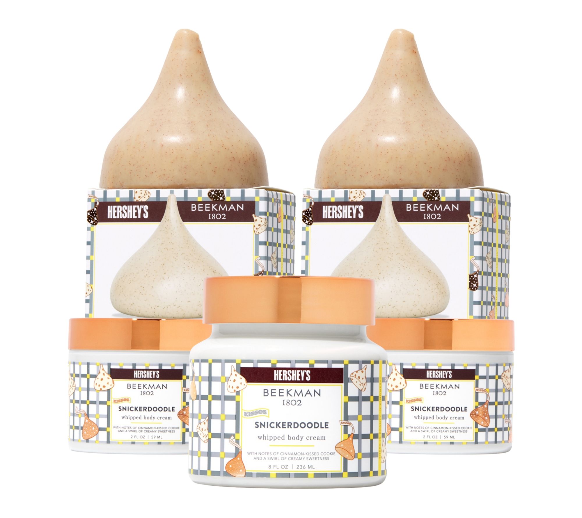 OZWNRT ブーファン　BoophamneMan TheCaudexMan Beekman 1802 x HERSHEY'S 5-Piece SnickerdoodleCollection - QVC.com