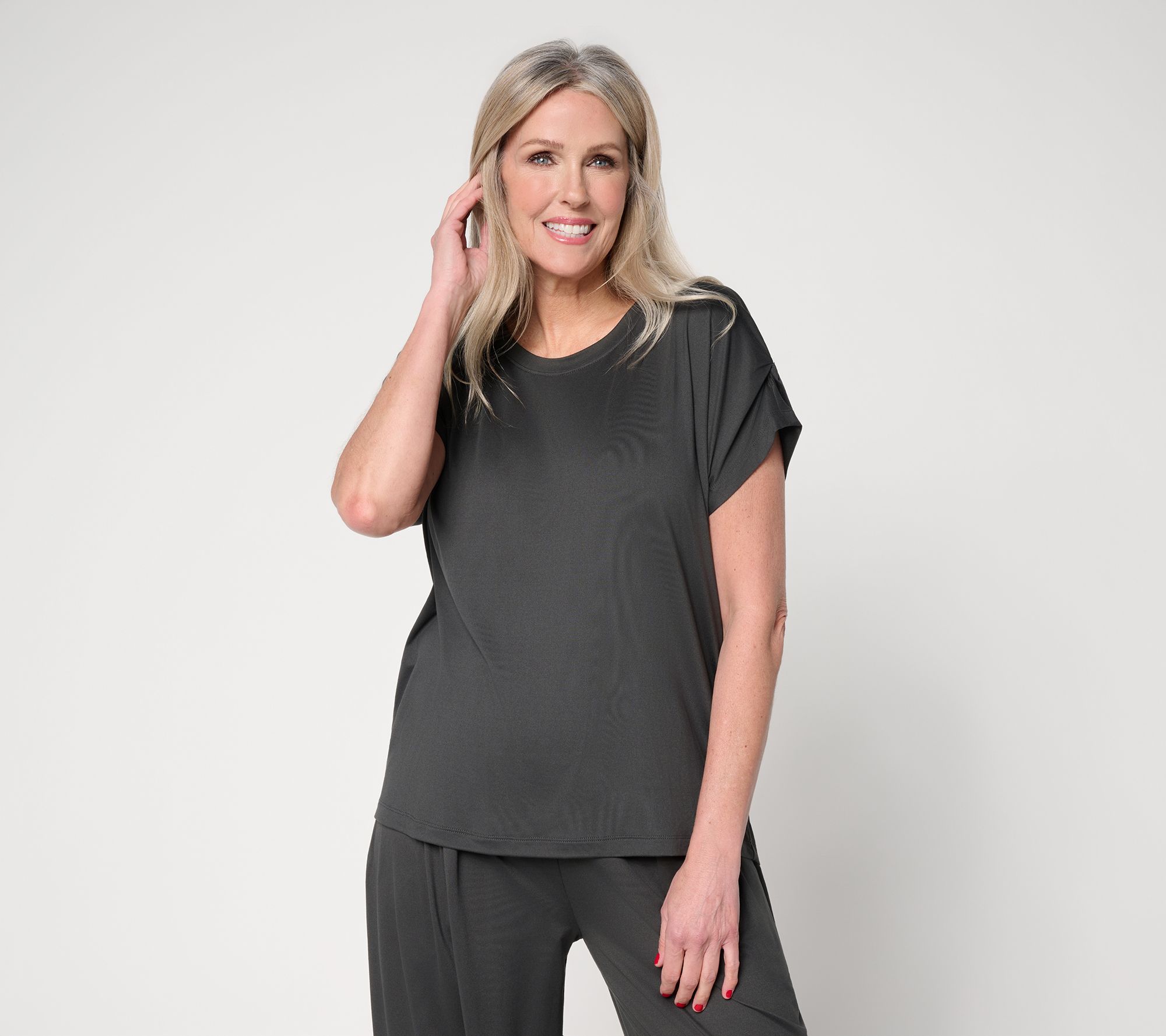 Mally Roncal Don't Get It Twisted Feather Knit T-Shirt