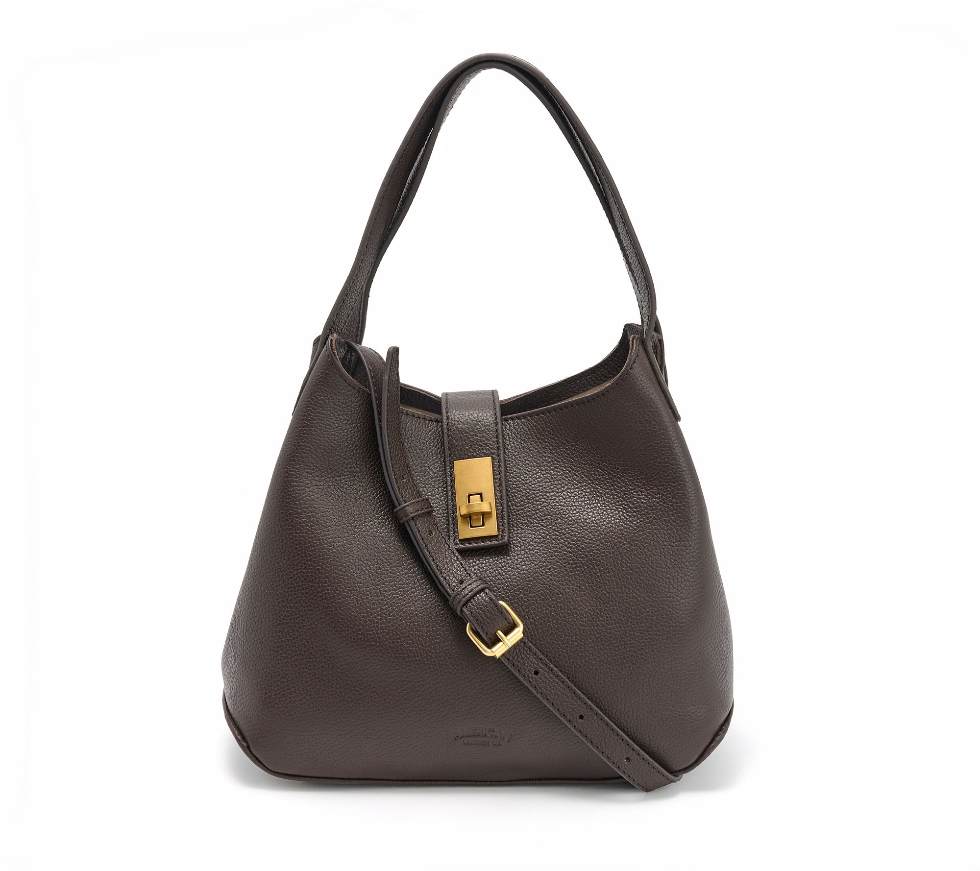 American Leather Co. Lexington Turnlock Convertible Bag