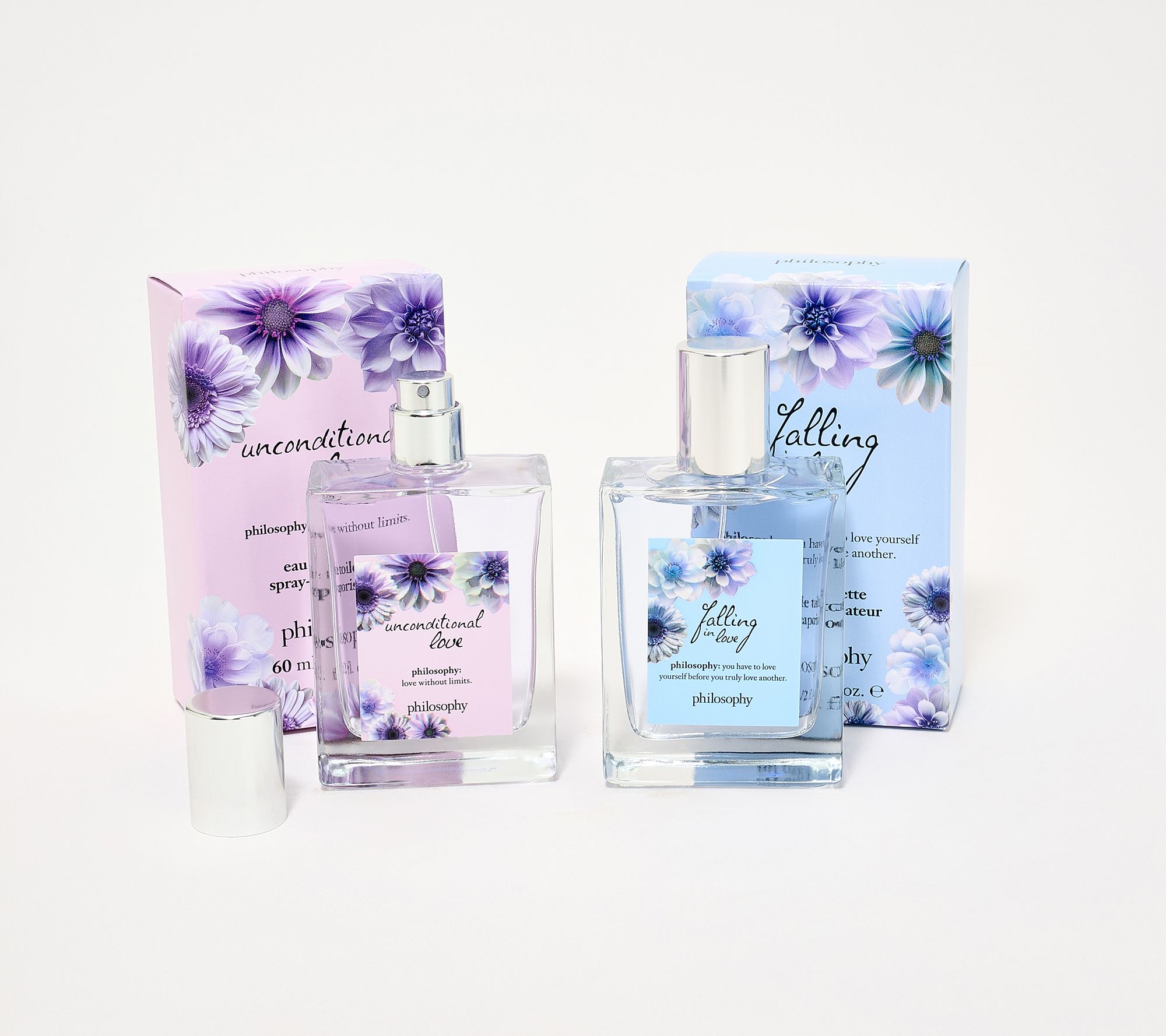 philosophy falling in love & unconditional love 2oz edt duo