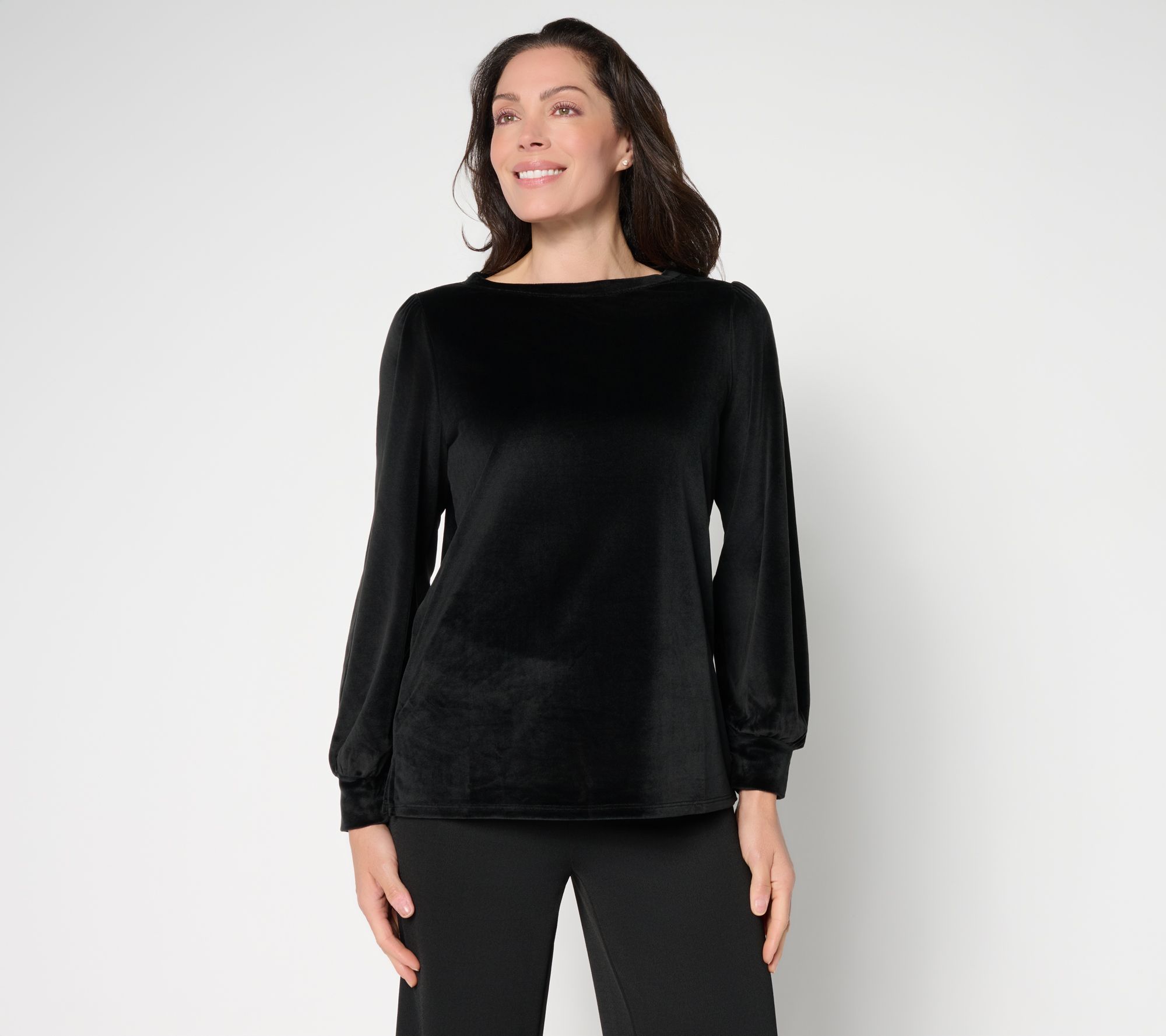"As Is" Belle by Kim Gravel Belleour Blouson Sleeve Top