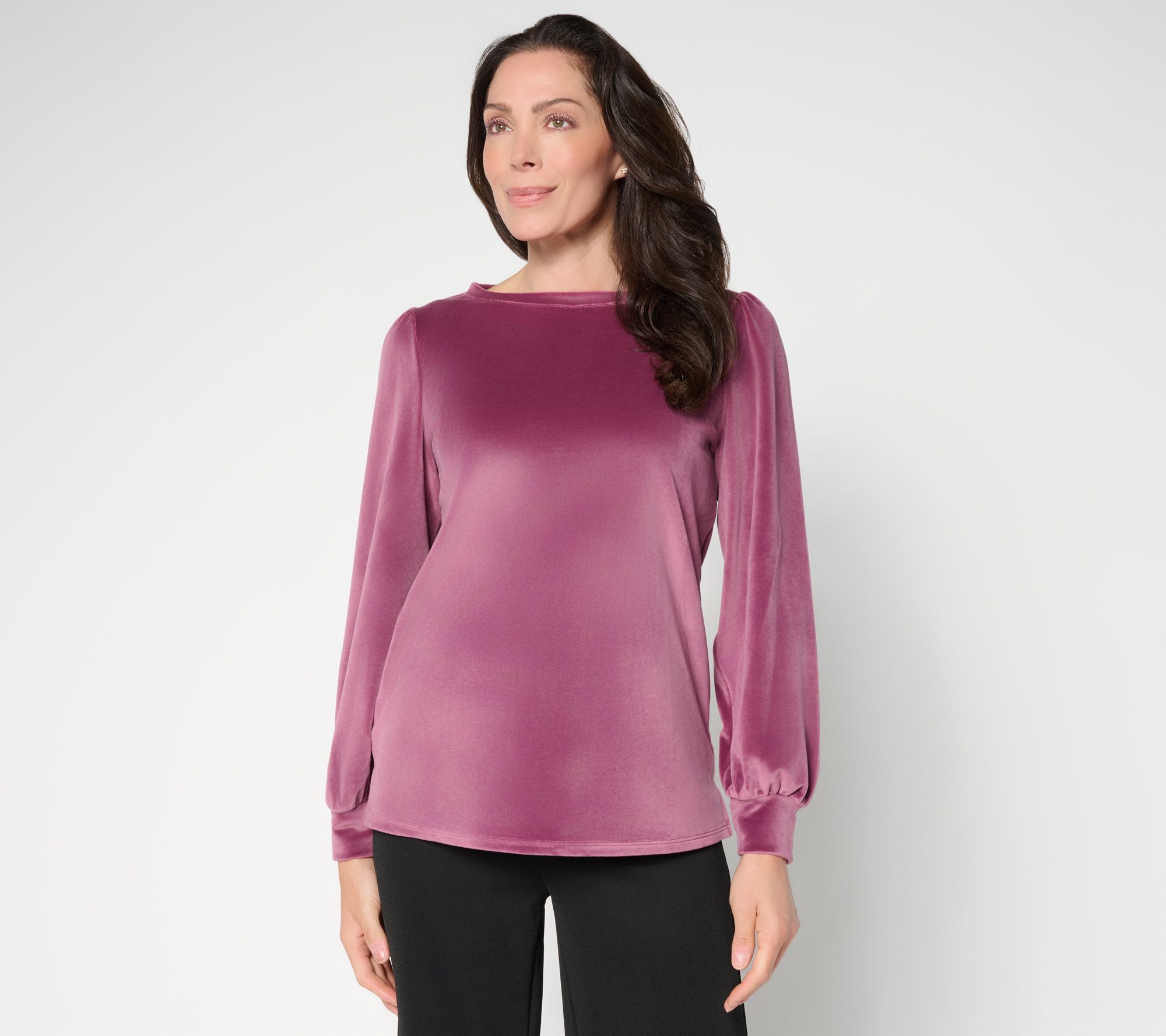 "As Is" Belle by Kim Gravel Belleour Blouson Sleeve Top