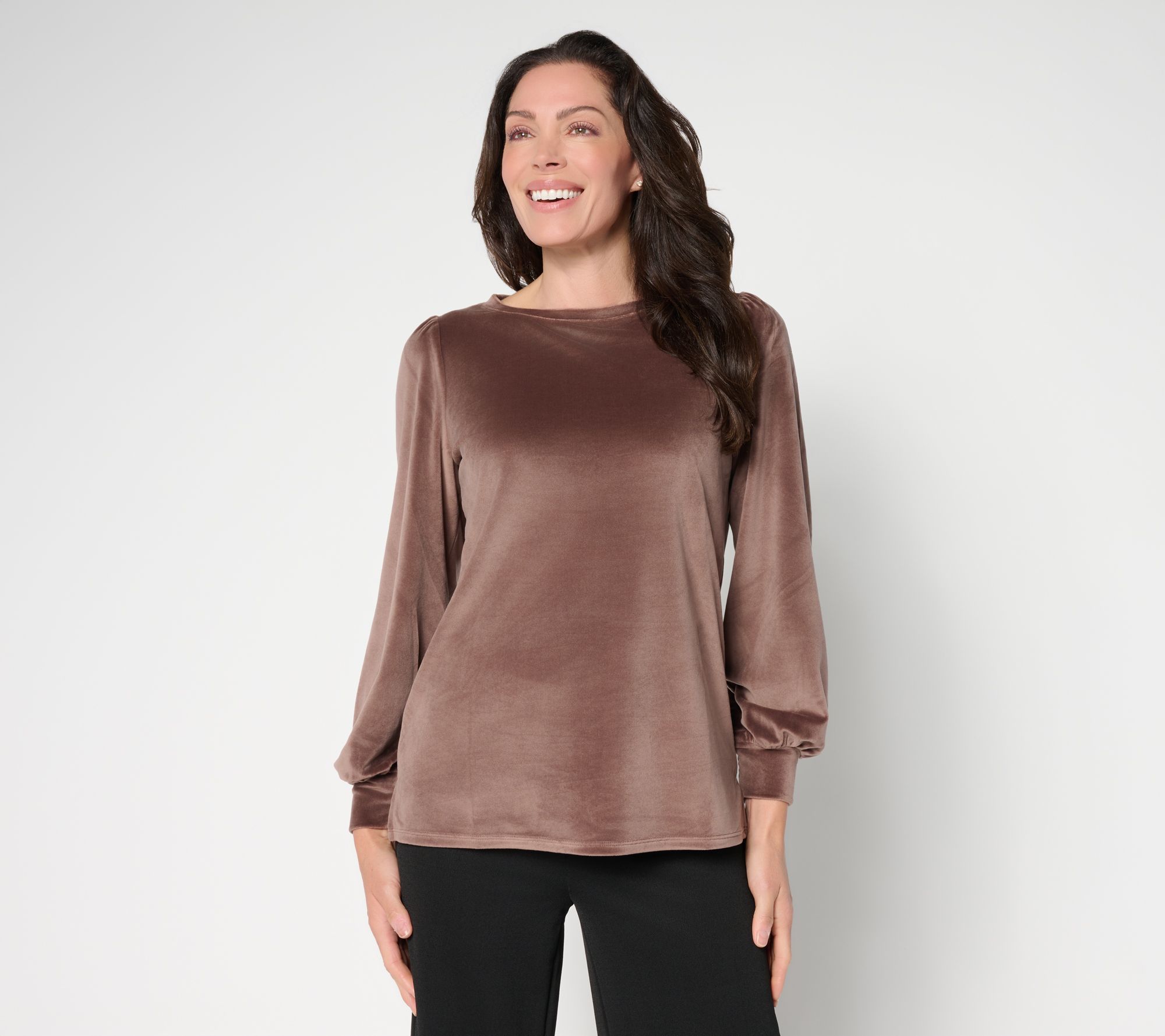 "As Is" Belle by Kim Gravel Belleour Blouson Sleeve Top