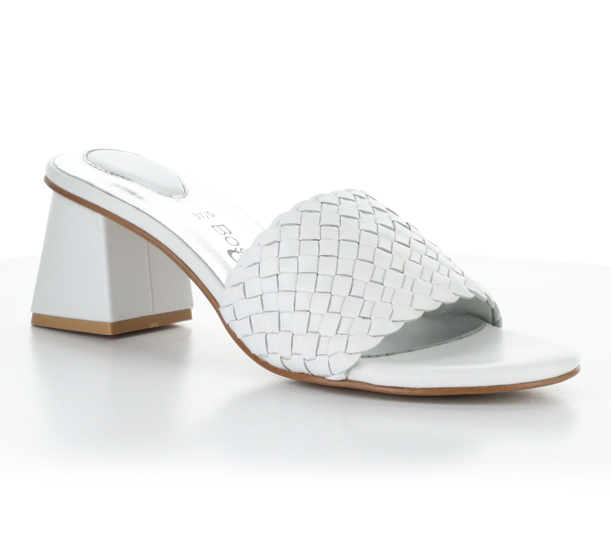 Bos. & Co. Woven Leather Slip-On  Sandals  - Wella