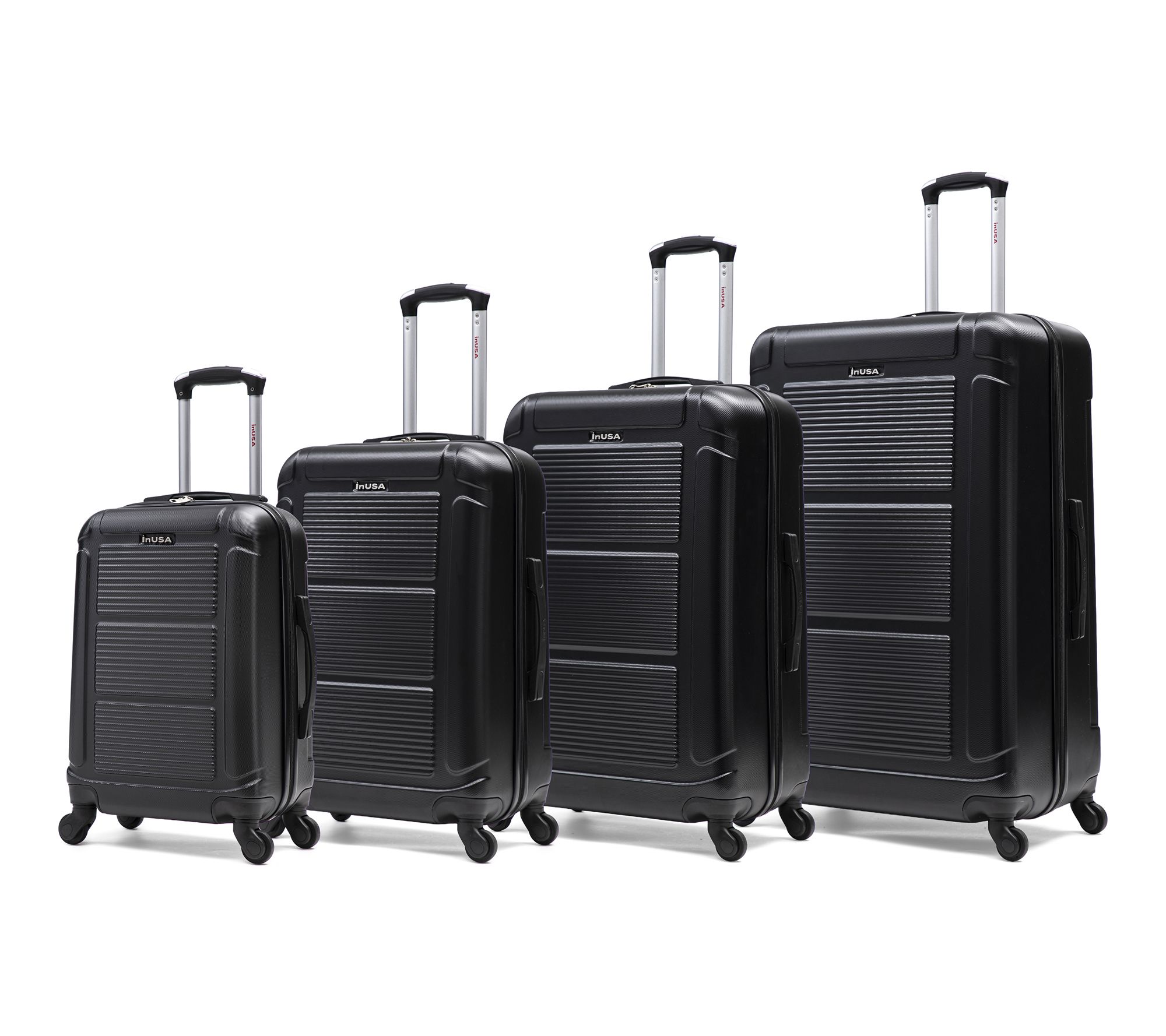 InUSA Pilot Lightweight Hardside 4 Piece Set