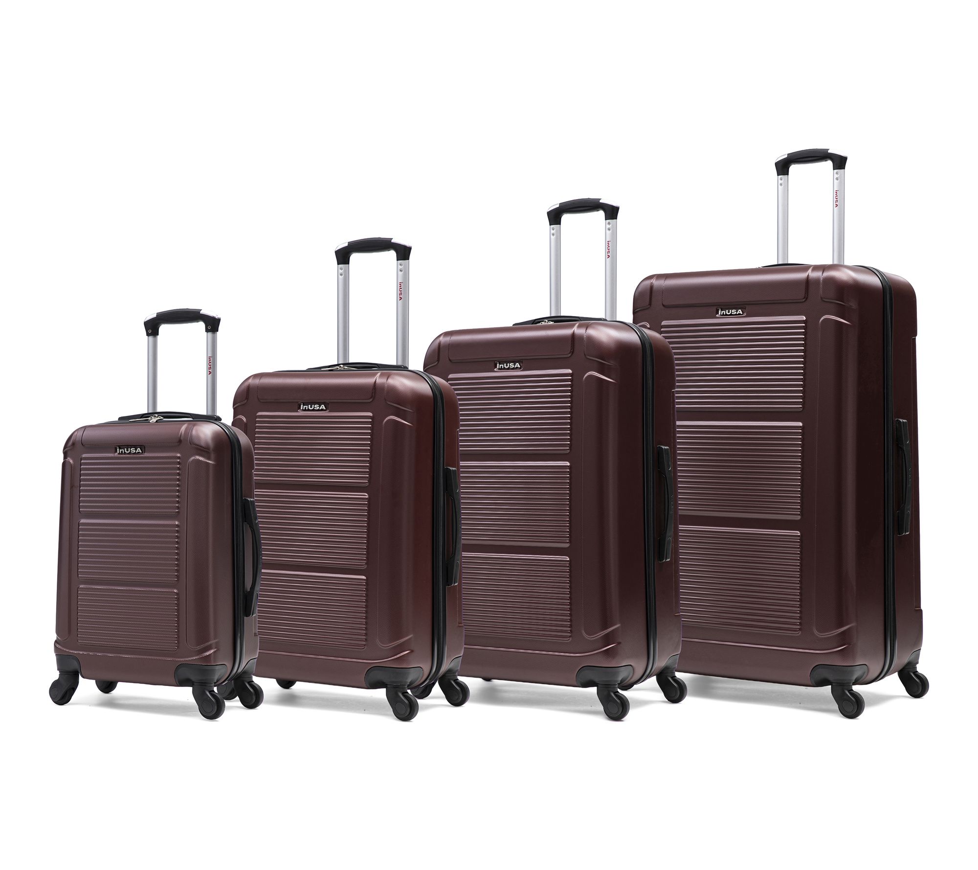 InUSA Pilot Lightweight Hardside 4 Piece Set