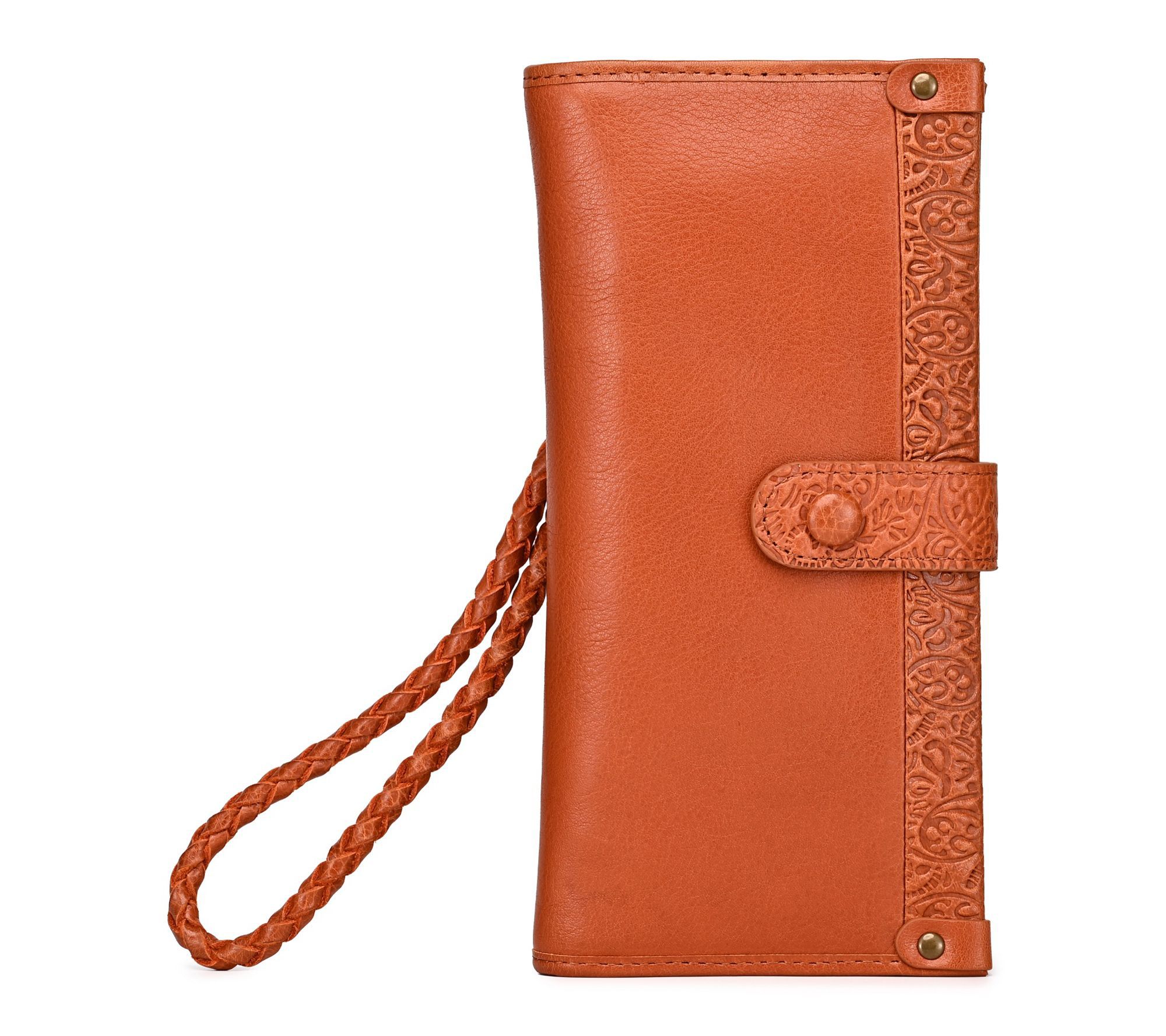 Old Trend Iris Modular Leather RFID Wristlet Clutch