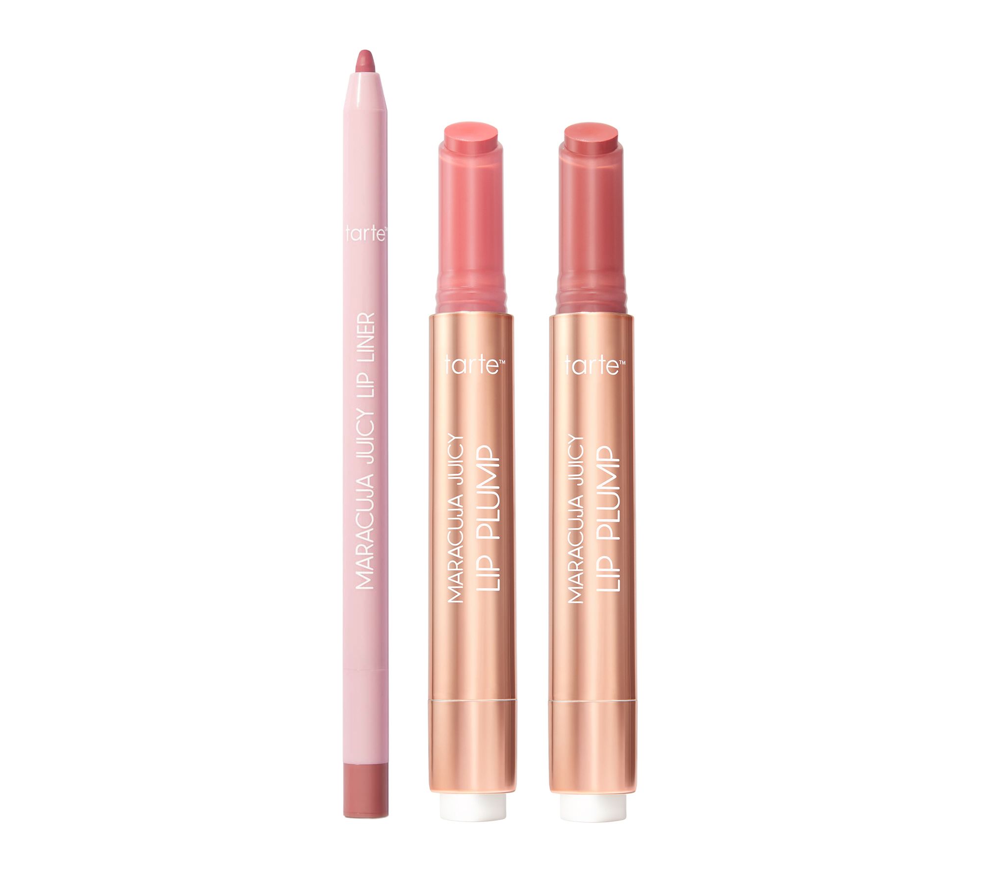 tarte maracuja juicy lip line & plump 3pc kit