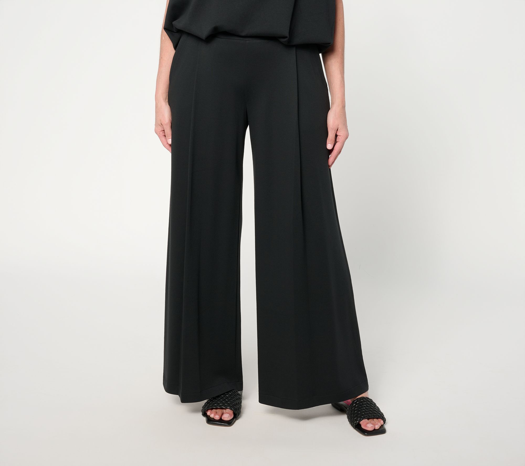 "As Is" Martha Stewart Signature Pet Essentials Wide Leg Pants