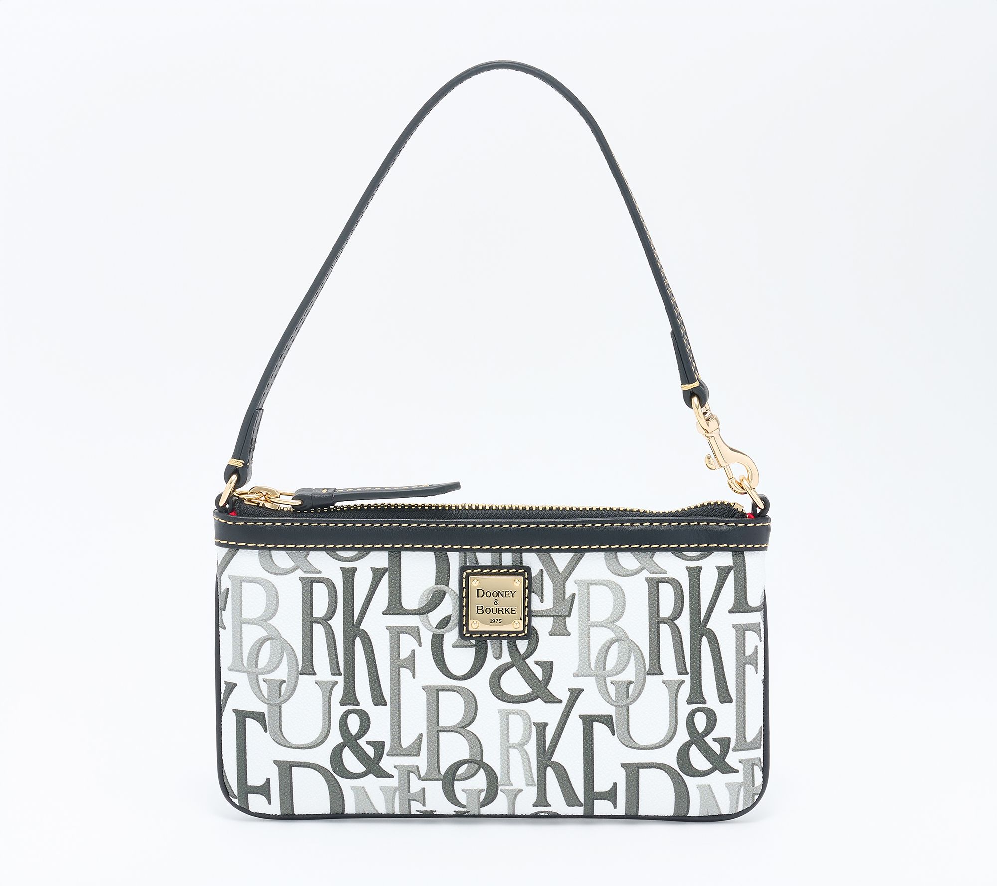"As Is" Dooney & Bourke Coated Cotton Retro Large Slim Wristlet