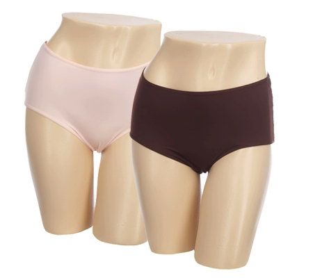 Breezies Set of 2 Microfiber Briefs with UltimAir 
