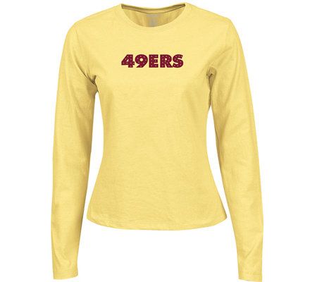 NFL San Francisco 49ers Women's Mariah Long Sleeve T-Shirt 