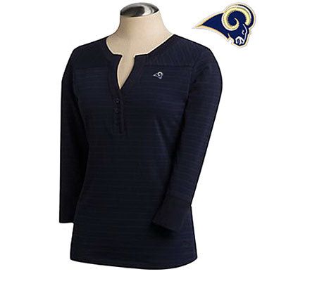 NFL St. Louis Rams Women's 3/4 Sleeve Cheerleader T-Shirt 