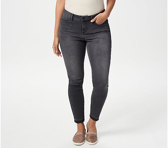 NYDJ Ami Skinny Ankle Jeans with Released Hem -Olympic - QVC.com