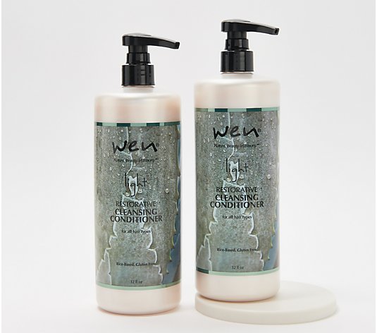 WEN by Chaz Dean 32-oz Light Cleansing Conditoner Duo