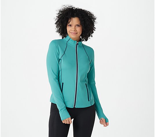 zuda Z-Move Zip Front Track Jacket with Seaming