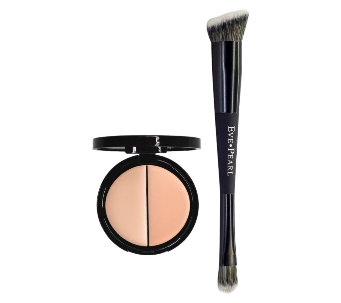 EVE PEARL Dual Salmon Concealer & 202 Blender Brush