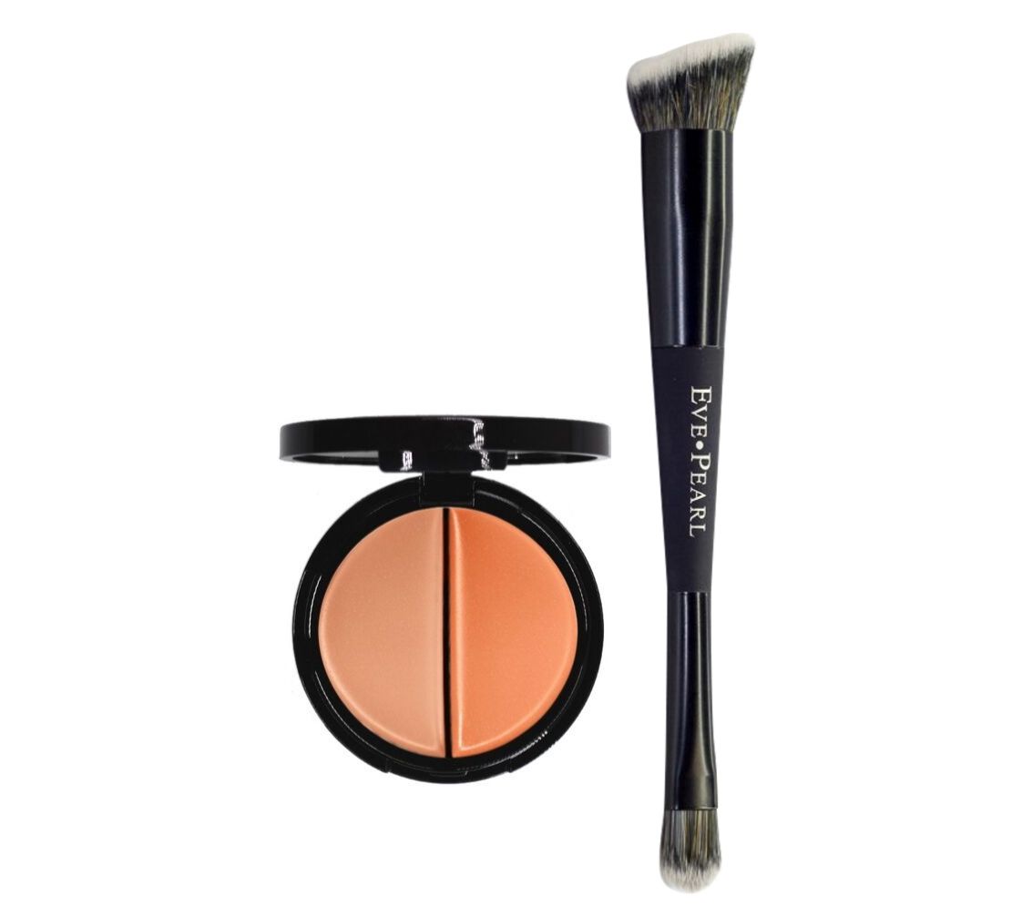 EVE PEARL Dual Salmon Concealer & 202 Blender Brush
