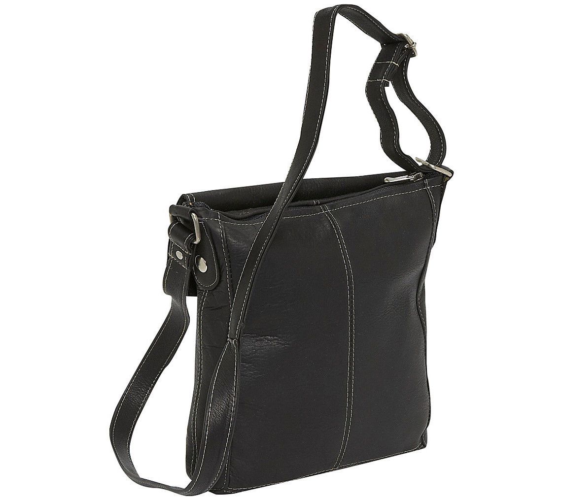Le Donne Leather Front Flap Crossbody Bag - QVC.com