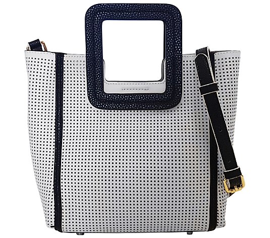 TMRW Studio Perforated Square Handle Handbag - Antonio Mini