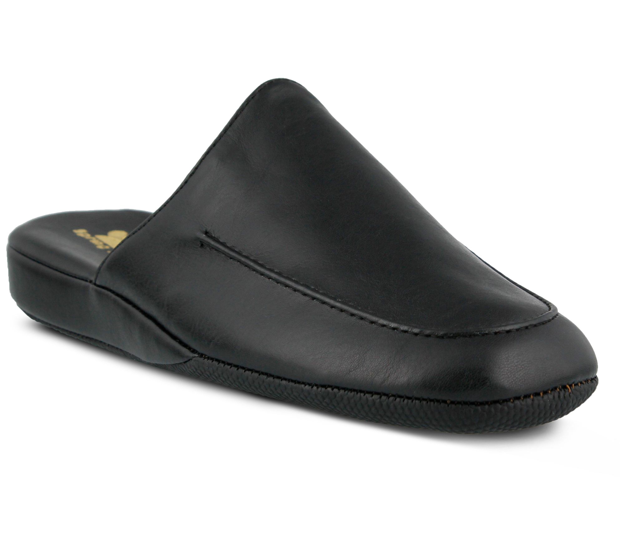 Spring Step Men's Leather Slippers - Nigel