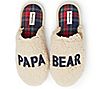 Dearfoams Men's Papa Bear Clog Slippers