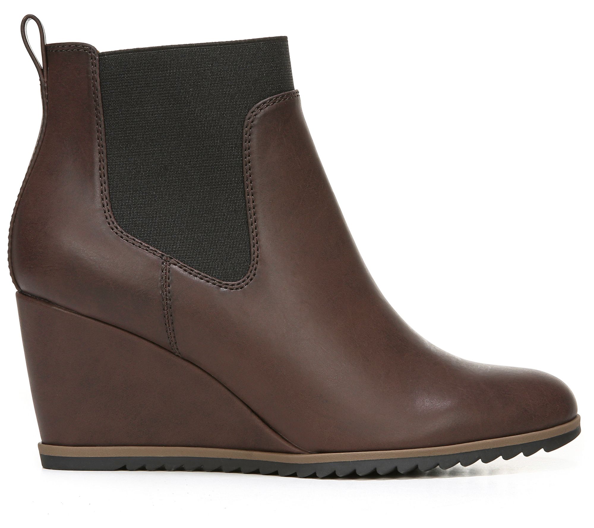 SOUL Naturalizer Wedge Chelsea Booties - Hawkins - QVC.com