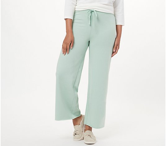 NYDJ Forever Comfort Ankle Wide-Leg Pants with Drawstring - QVC.com