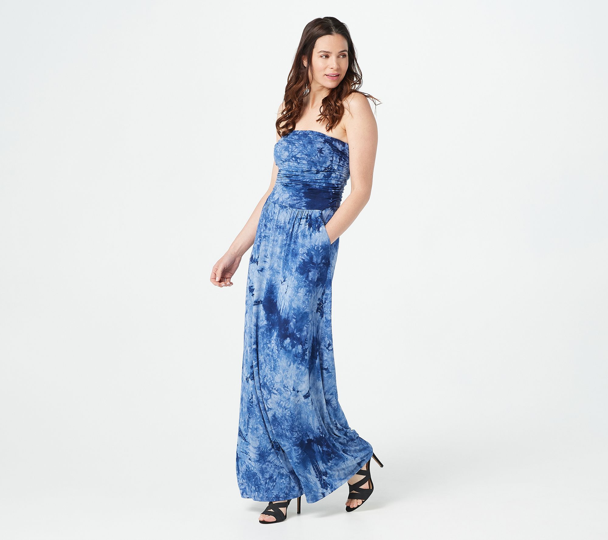 Petite tube maxi outlet dress