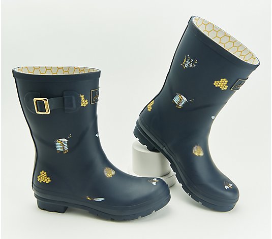 Joules Waterproof Mid Rain Boots Molly Welly Molly Welly