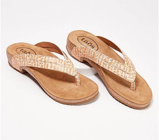Taos Leather Thong Sandals - Link