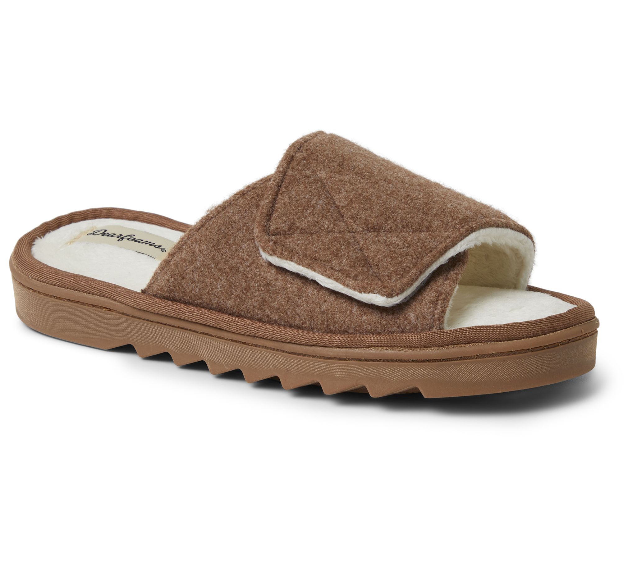 Dearfoams Women s Wool Slide Norma QVC