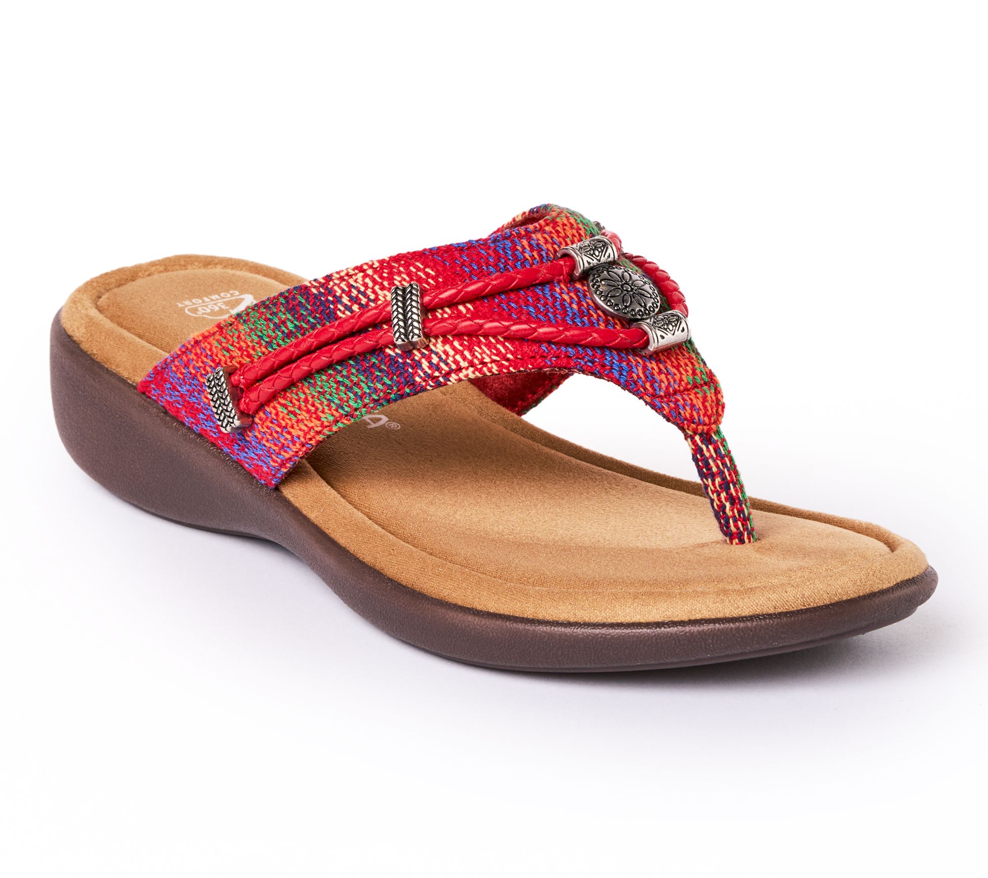 Minnetonka Women's Silverthorne 360 Flip Flop - Fabric