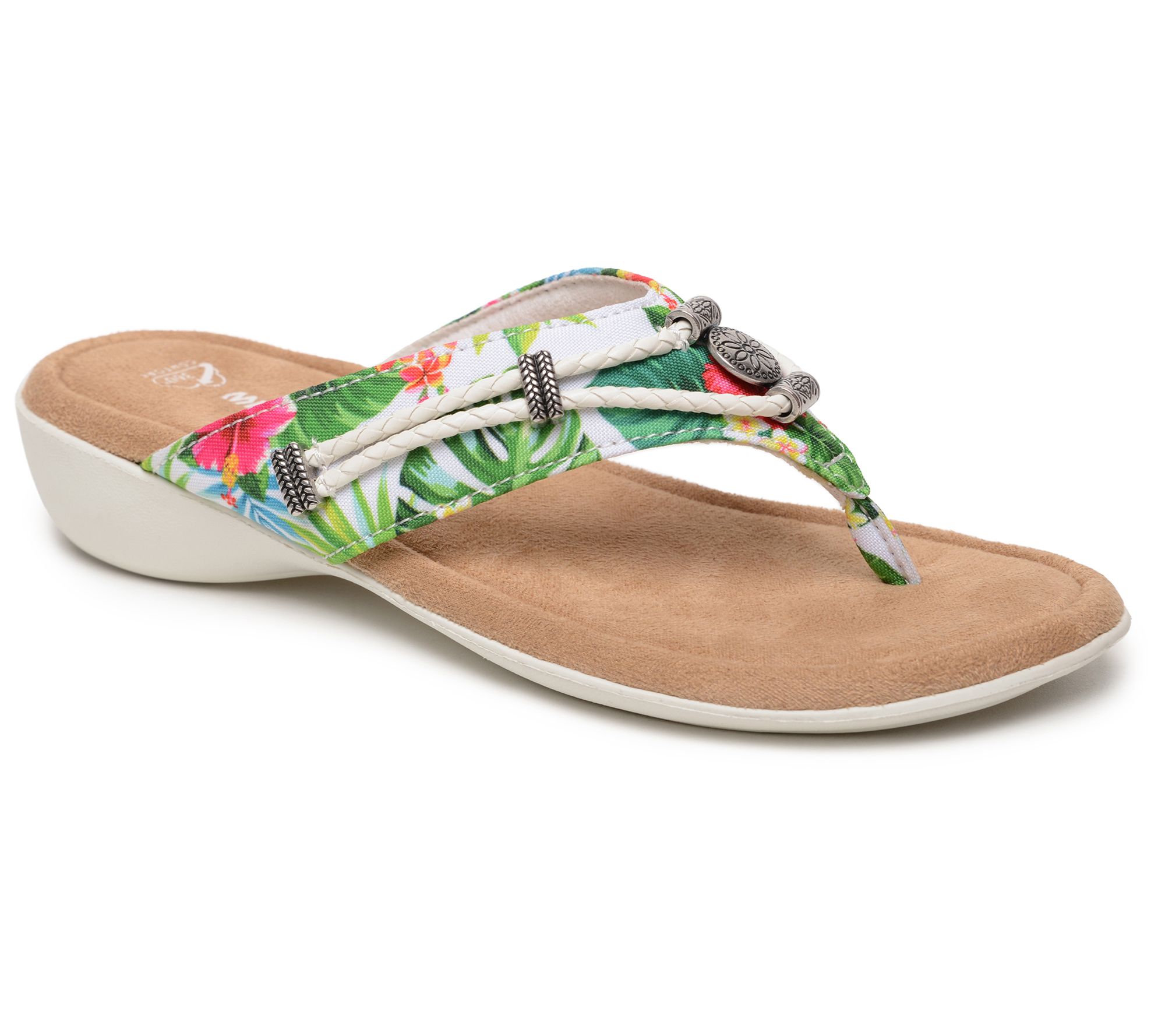 Minnetonka Women's Silverthorne 360 Flip Flop - Fabric
