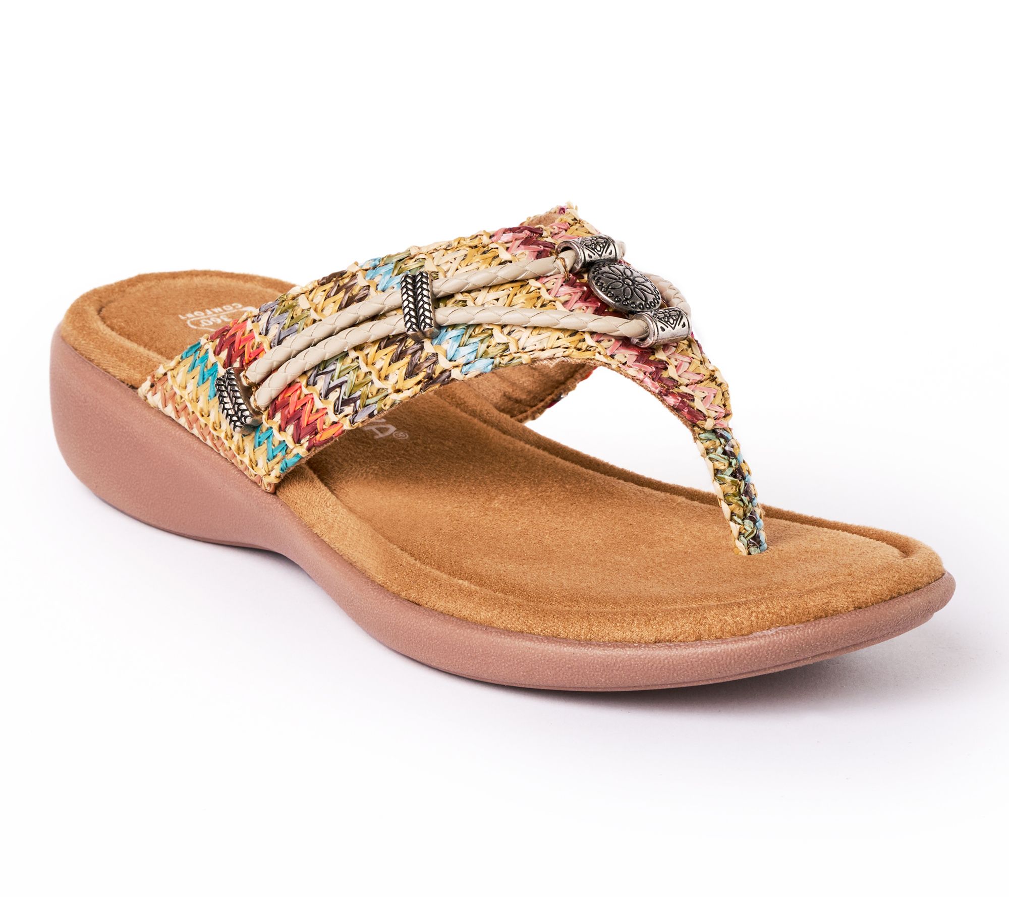 Minnetonka Women's Silverthorne 360 Flip Flop - Fabric