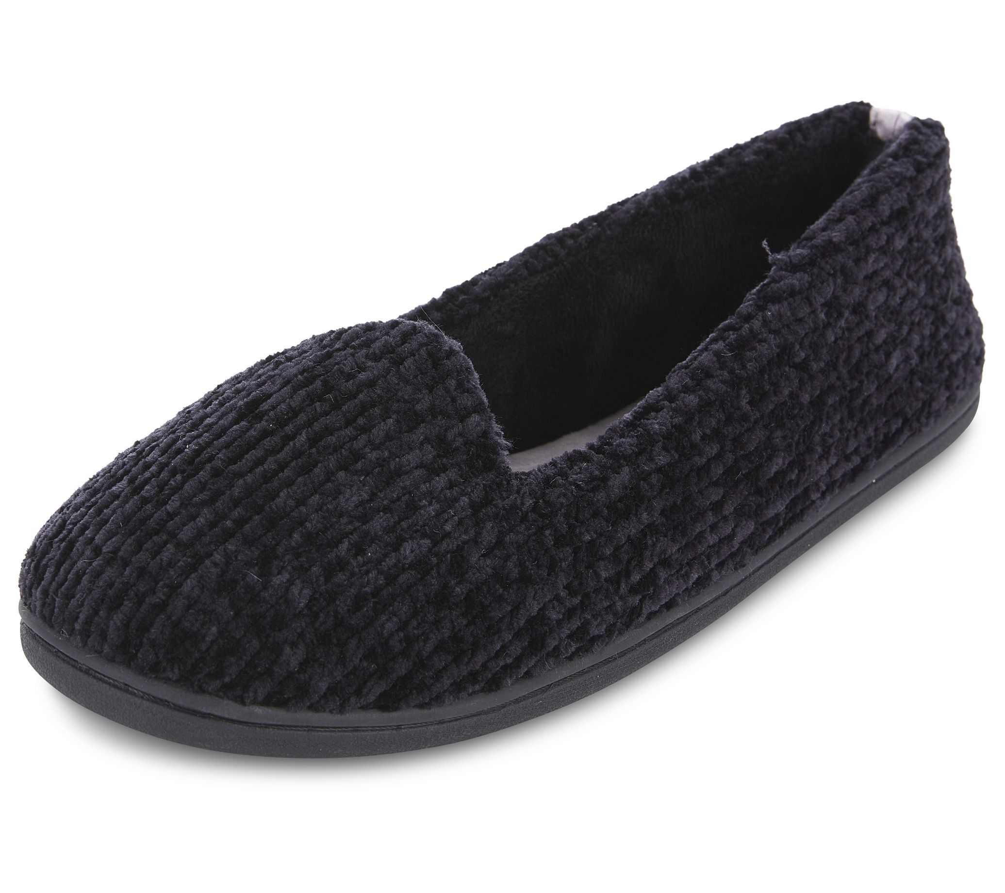 Floopi Women's Rose Chenille Closed-Back Slippers