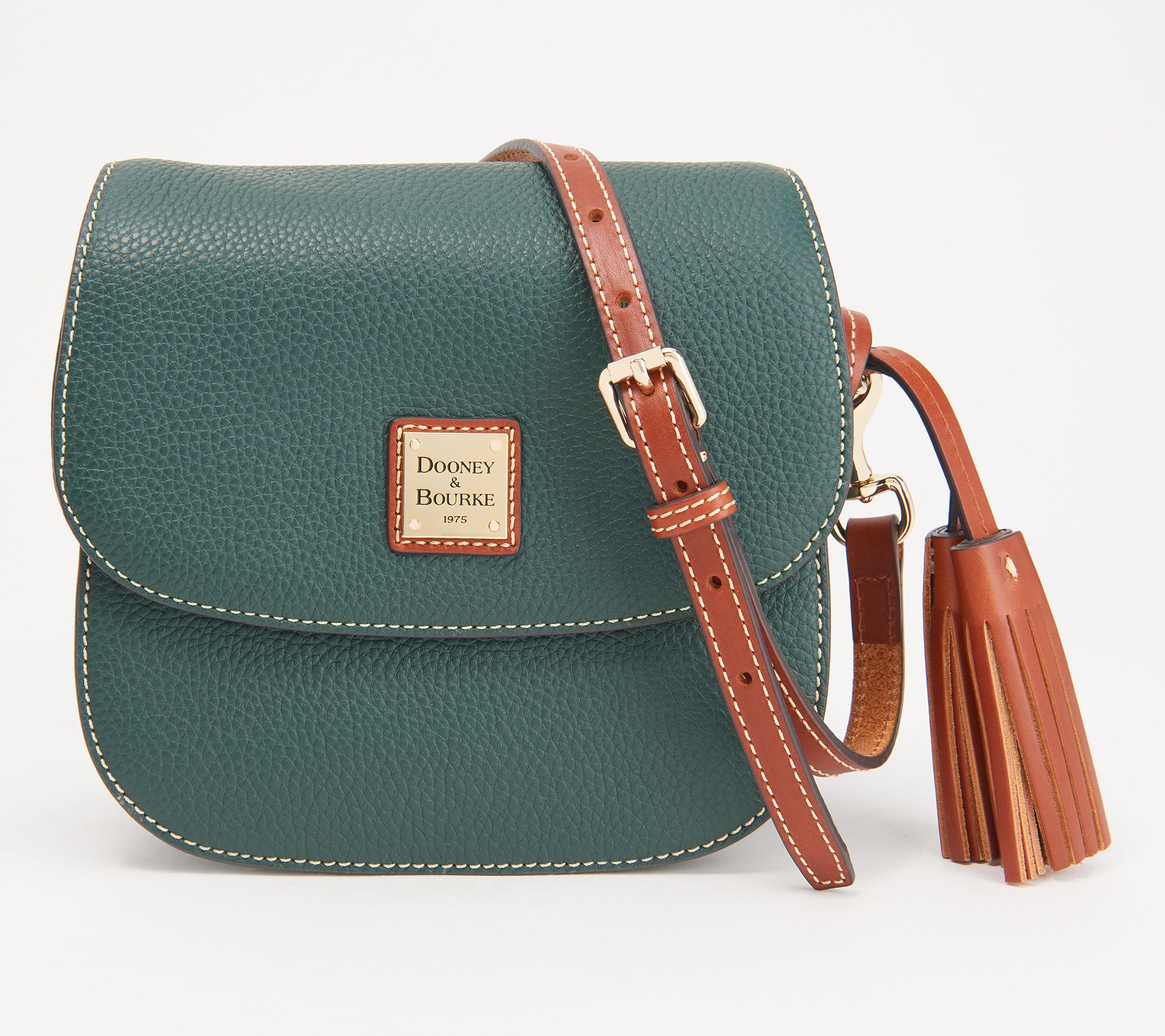 Dooney & Bourke Slate Pebble Leather Wallet Crossbody Bag, Best Price and  Reviews