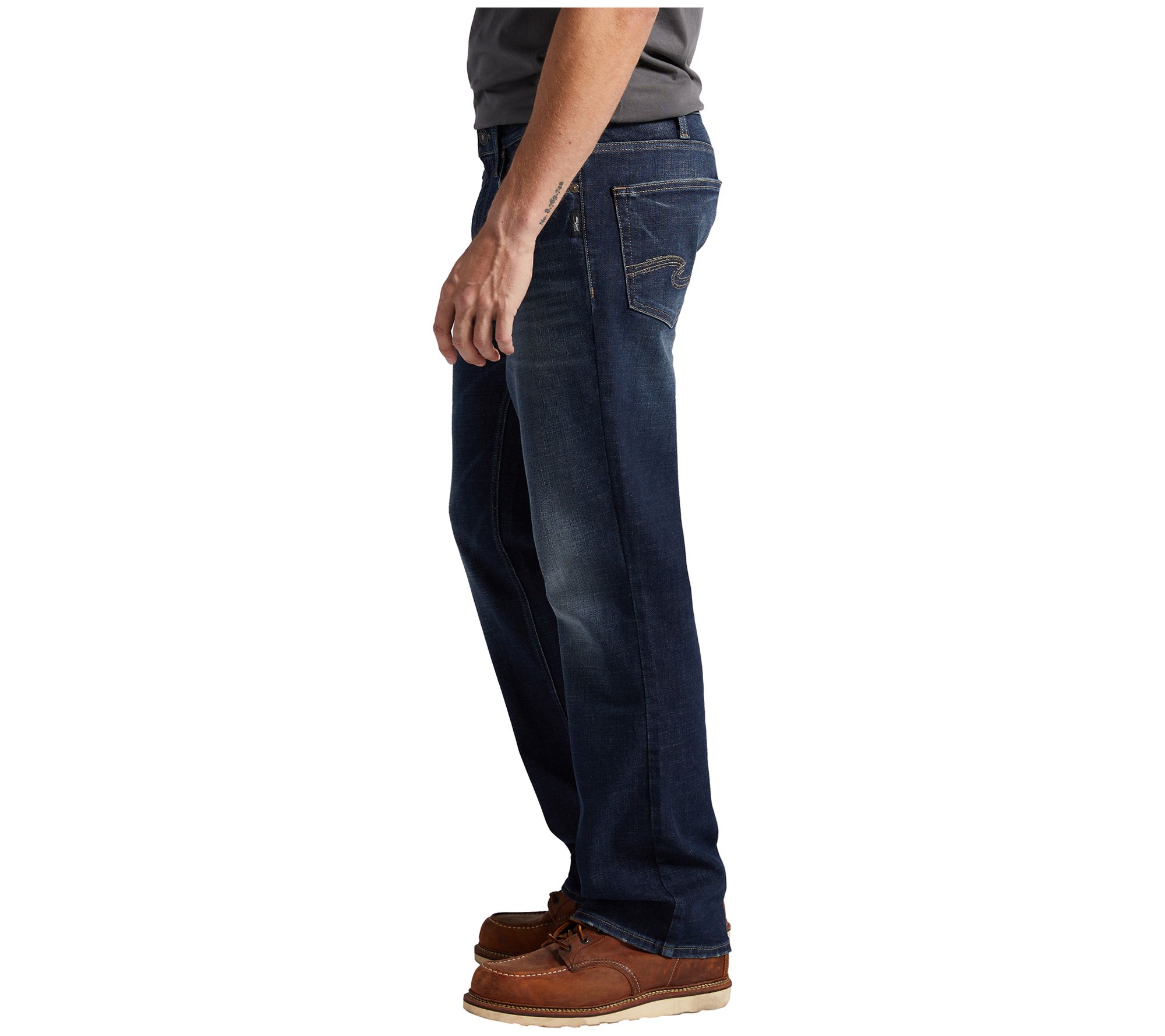 Silver Jeans Co. Craig Classic Fit Bootcut Jeans - EAB455 - QVC.com