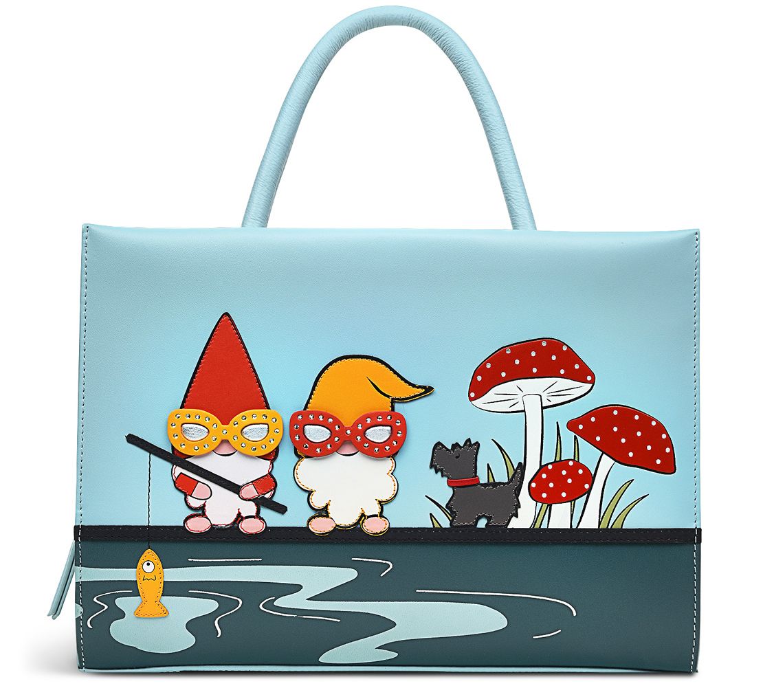 RADLEY London Anniversary Gnomes Remastered Medium Satchel QVC