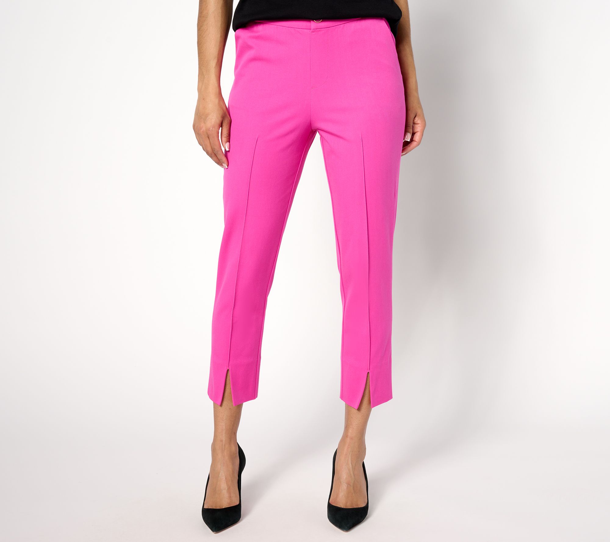 Isaac Mizrahi Live! Tall 24/7 Stretch Slim-Leg Crop Pants