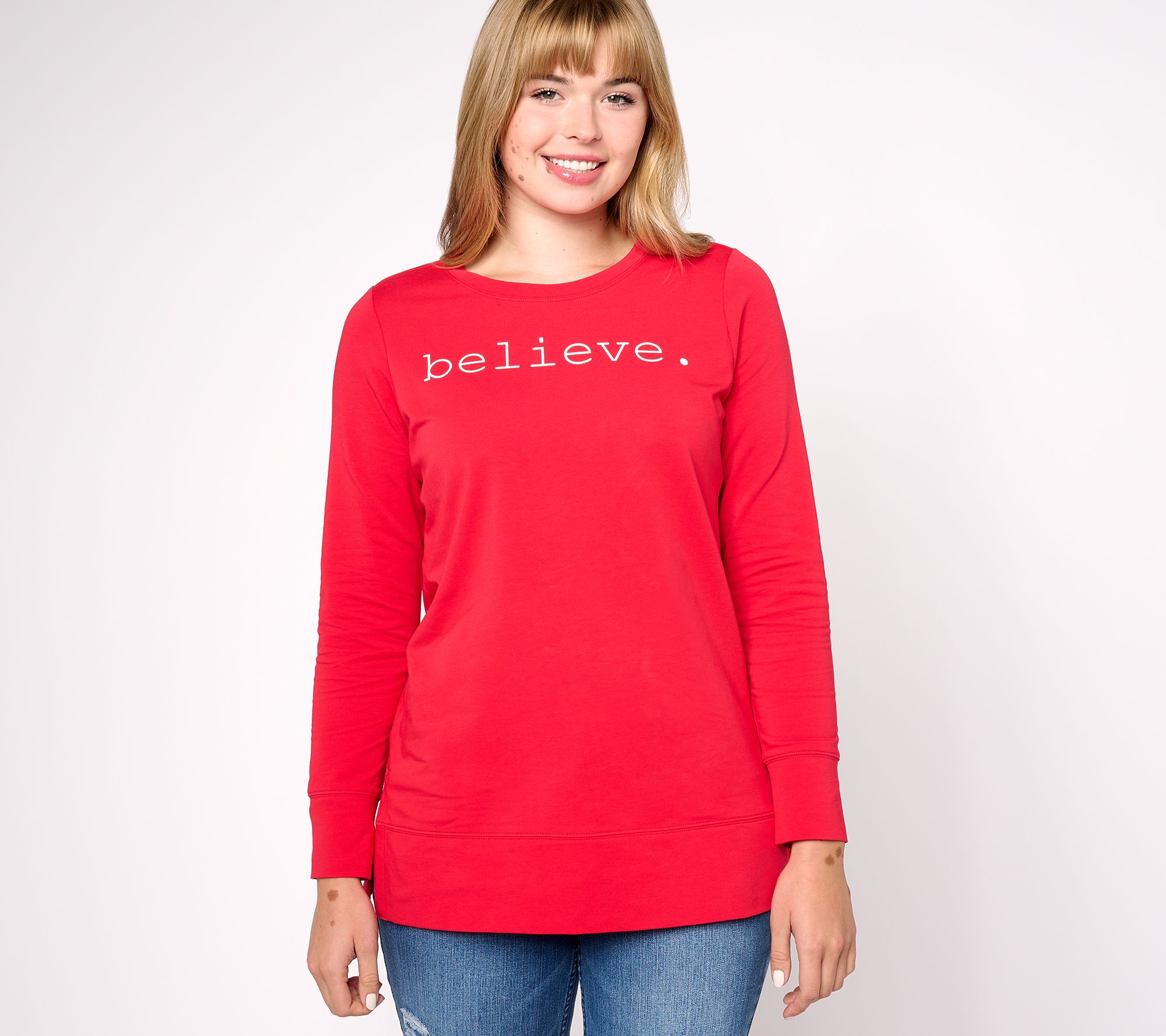 "As Is" Jingle Belles by Kim Gravel Holiday Typewriter Sweatshirt
