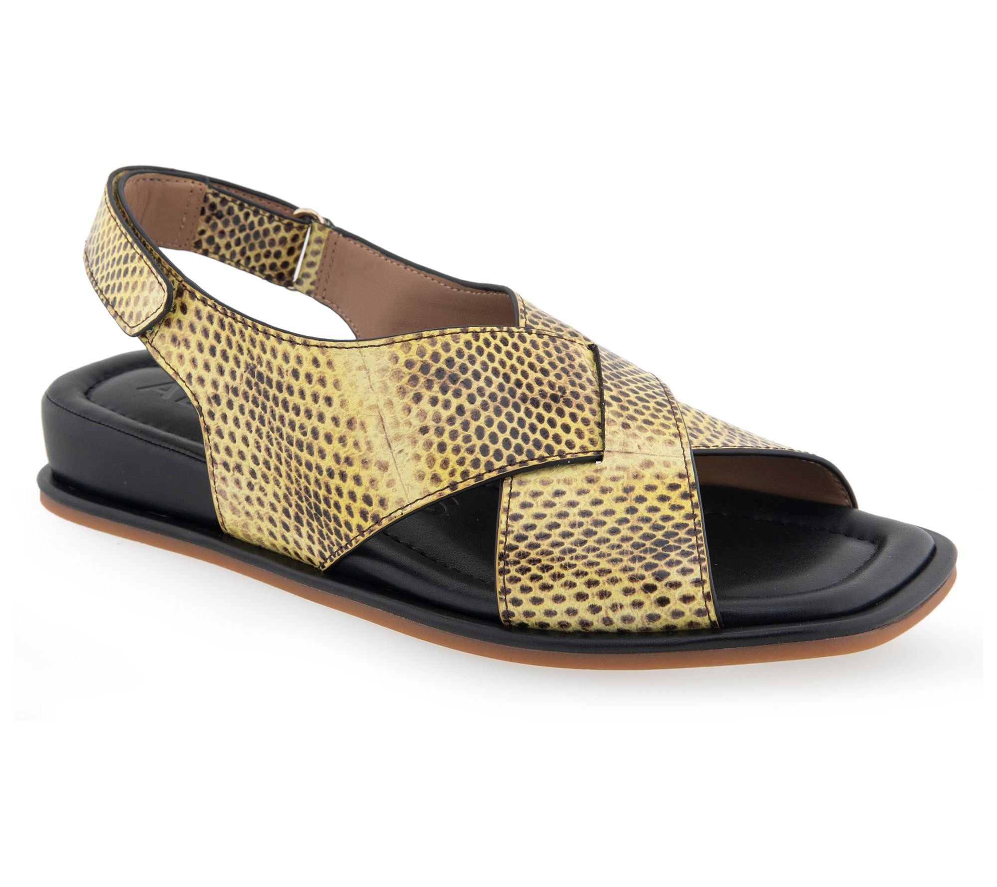 Aerosoles Criss Cross Upper Mini Wedge Sandal -Bron