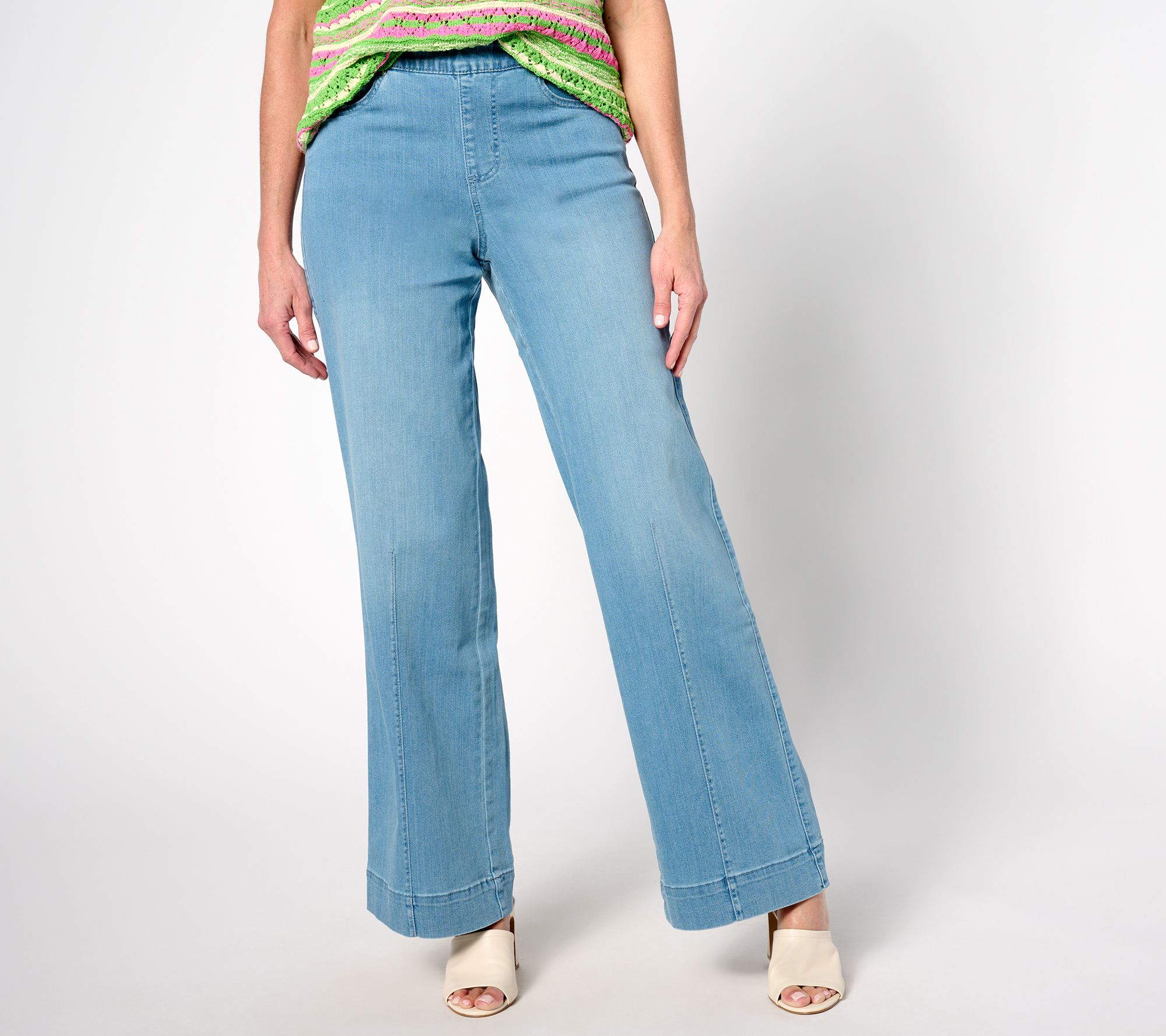 "As Is" Belle by Kim Gravel Petite Primabelle Elastic Trouser