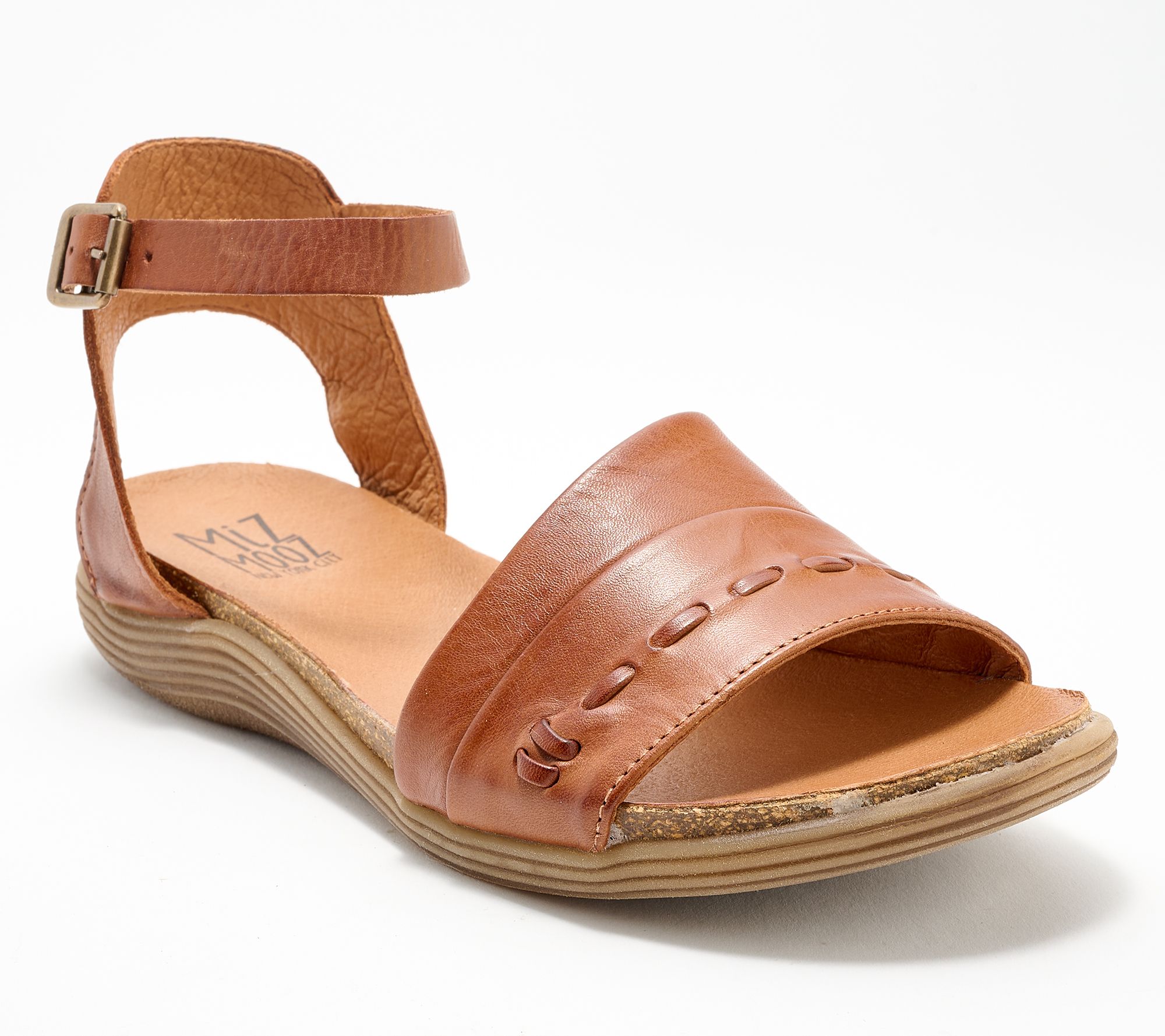 "As Is" Miz Mooz Leather Ankle Strap Sandals - Marabel