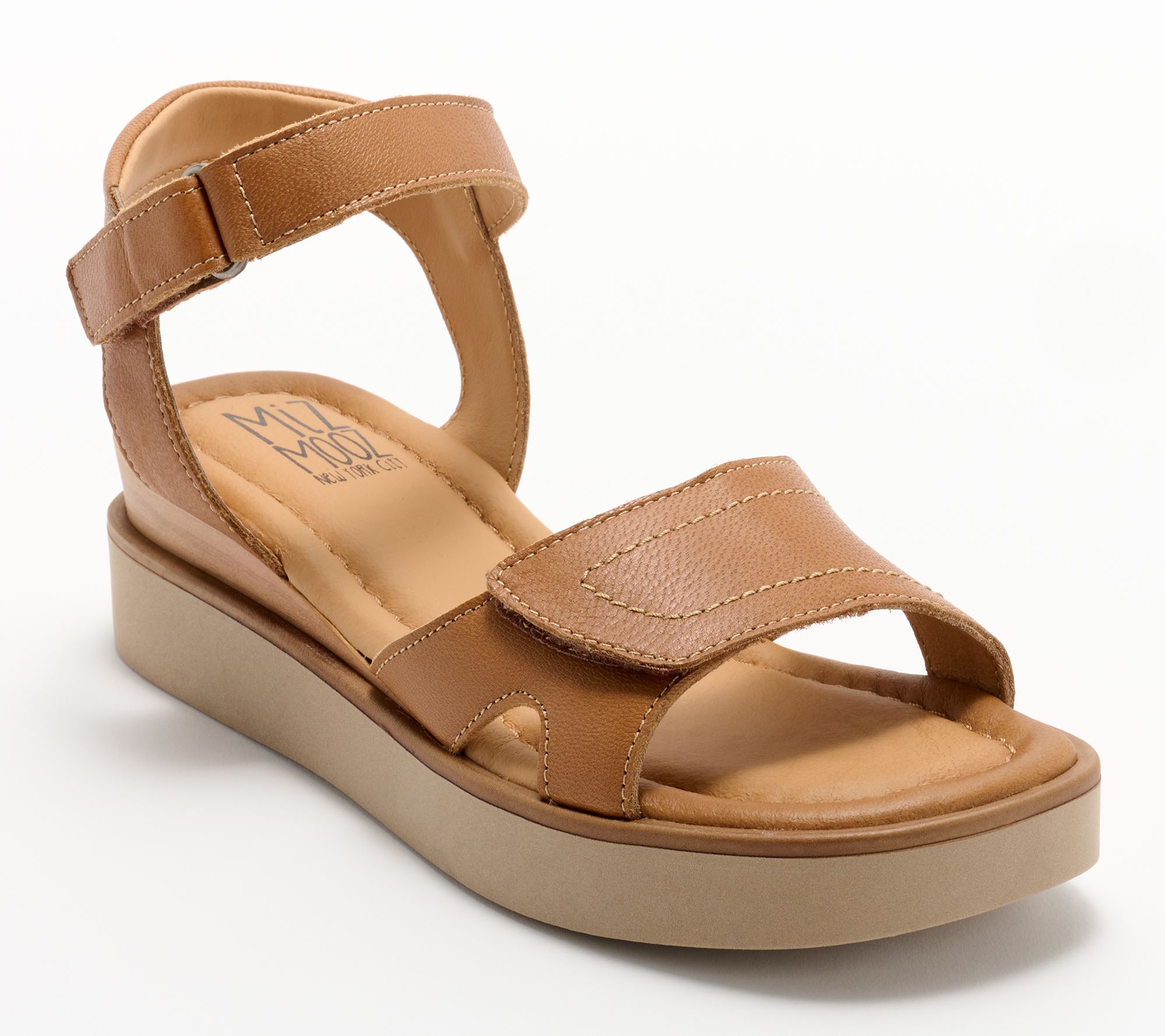 Miz Mooz Leather Adjustable Sport Sandals - Stunner