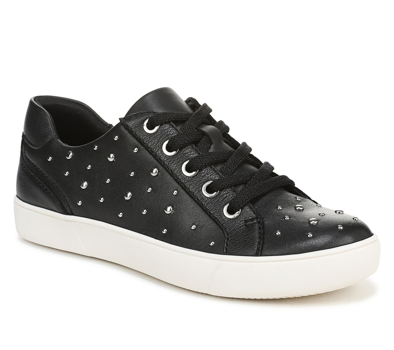 Naturalizer Stud Detail Leather Sneakers - Morrison Stud
