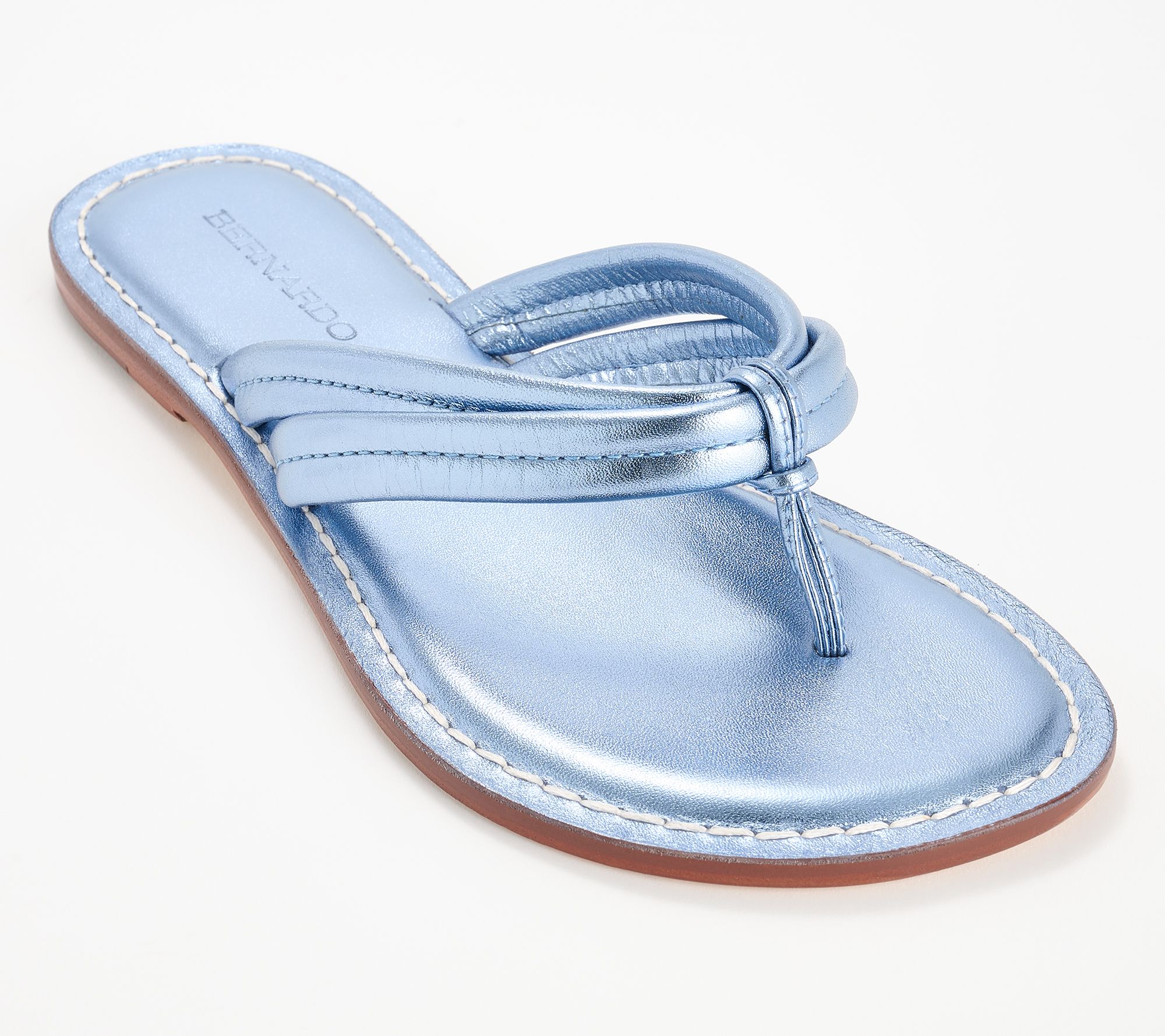 Bernardo Leather Thong Sandals - Miami